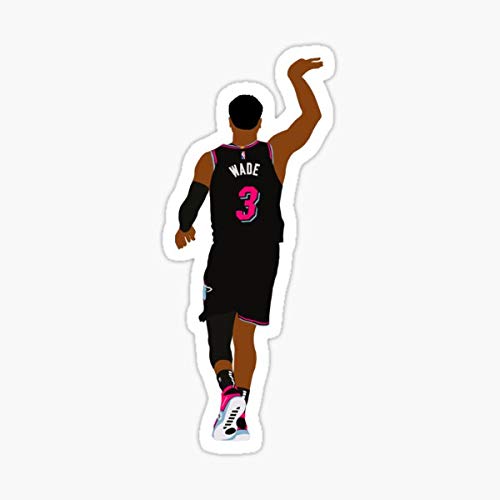 Dwyane Wade Sticker - Sticker Graphic - Waterproof - Fade Resistant Die Cut