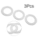 Tool Part for Glacier Bay Flush Seal 3PCS Accessories for Flush Toilet Models Part Reliable Replacement Rubber
