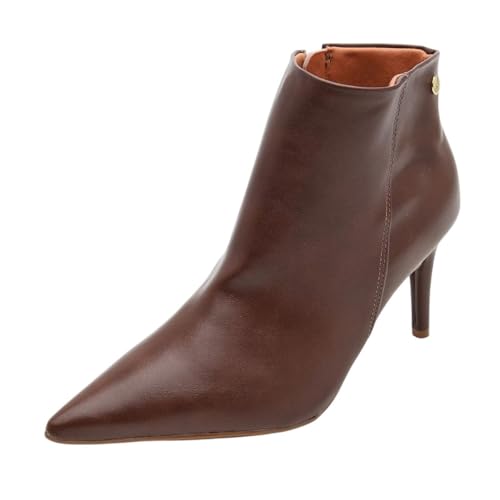 Bota Feminina Cano Curto Salto Fino Macio Elegante Vizzano