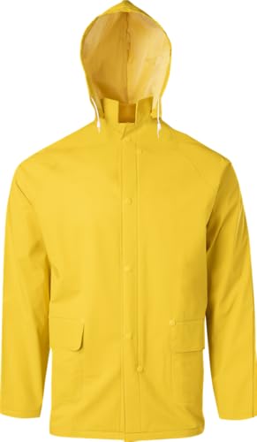 Ironwear 9210 Rain Jacket with Corduroy Collar and Detachable Hood
