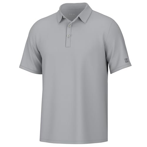 HUK Polo para Hombre Pursuit, Camisa de Manga Corta de Rendimiento miniatura 1