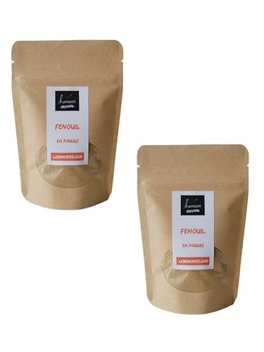 Fenouil en Poudre Le Monopati Original 80g (2x 40g) | Origine Grèce | Graines de Fenouil Moulues 100% Naturelles | Épice Traditionnelle pour Cuisine Méditerranéenne et Pâtisserie