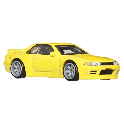 Image of Hot Wheels Premium Car Culture Ronin Run 2 Nissan Skyline R32 Pandem 1:64 Scale Collectible Metal Toy Car with Real Riders Tires, JBK88