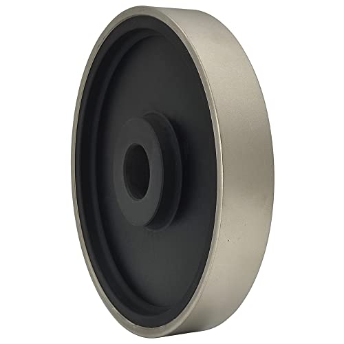 Caquxil Diamond Lapidary Jewelry Grinding Wheel 6 Inch With 1 Inch Arbor Hole, Diamond Grinding Wheel For Gem, Marble, Granite, Glass, Ceramics, Cemented Carbide, 1000 Grit #TOP14