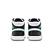 Jordan Nike Air 1 Mid Men's Shoes White/Green Glow-Black DQ8426 103 - Size 8.5