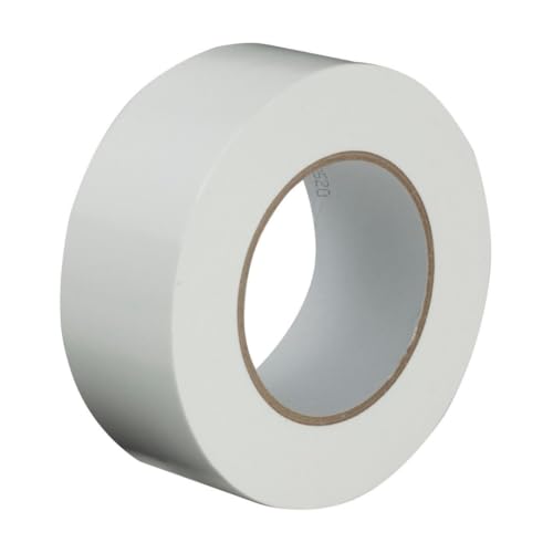 Foto von GTSE - Gewebeband Weiß - 48 mm x 50 m - strapazierfähiges Panzerband - wasserdichtes Klebeband zum Reparieren, Befestigen, Bündeln, Verstärken und Abdichten, 1 Rolle