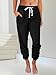 AUTOMET Sweatpants Women with Pockets Lounge Pajama Pants Work Joggers Fall Clothes Winter Business Casual Outfits 2025 Black S