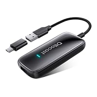 OTTOCAST Play2Video Ultra, 2025 Adaptador inalámbrico CarPlay & Android Auto con Netflix/YouTube/IPTV/Prime Video integrados, Caja AI de Android 12.0 para vehículos con CarPlay cableado de fábrica