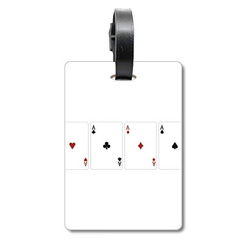 Étiquette de valise motif diamant pour bagage de voyage de cabine ou soute