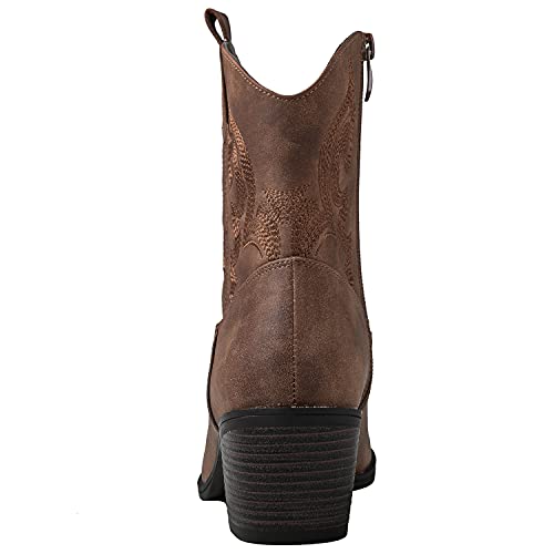 Image of GLOBALWIN Cowboy Boots For Women Short Ankle Boots