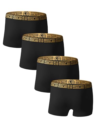 Men's Underwear Boxer Briefs, Viscose Trunks Shorts Underpants, Moisture Wicking Breathable Natural Fashion 5-Pack2