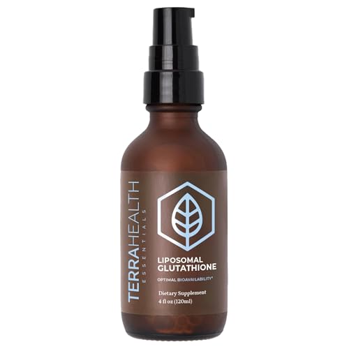 Terra Health Essentials - Liposomal Glutathione - Supports Immunity Skin Hair and Healthy Aging - Maximum Absorption Glutathione Supplements - 60 Day Supply 4oz