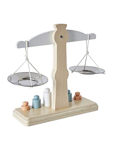 Vertbaudet Kinder Waage mit Gewichten aus Holz Mehrfarbig ONE Size – Bild 6