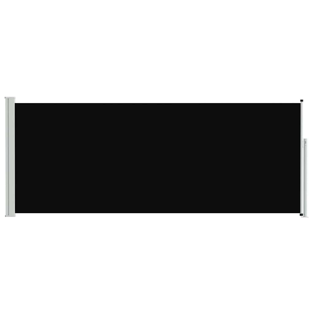 Toldo lateral extensible 117 x 314 cm negro