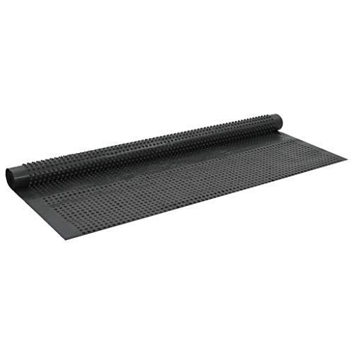 Preisvergleich Produktbild vidaXL Noppenfolie Noppenbahn Grundmauerschutz Drainagebahn Grundmauerfolie Drainage Mauerschutz Baudrainage Hochbeet HDPE 400g / m² 2x20m
