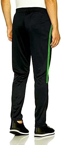 Image of JUST CARE Men's Regular Fit Polyester Track Pants (02 Black