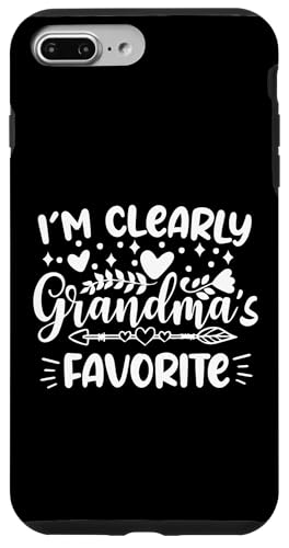 I'm Clearly Grandma's Favorite Funny Granny Granddaughter �X�}�z�P�[�X iPhone 7 Plus/8 Plus �p