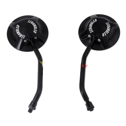 Rétroviseurs moto universels CNC pour corriger les angles morts Scrambler