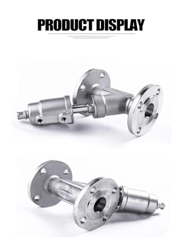 Vanne pneumatique DN40 normalement fermée à commande simple effet pour fluide
