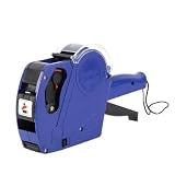 NXVODCFYS MX-5500 8-stellige tragbare Etikettiermaschine mit 1 Etikettiermaschine für Tintenkodierer für Einzelhandelsgeschäfte Supermarkt