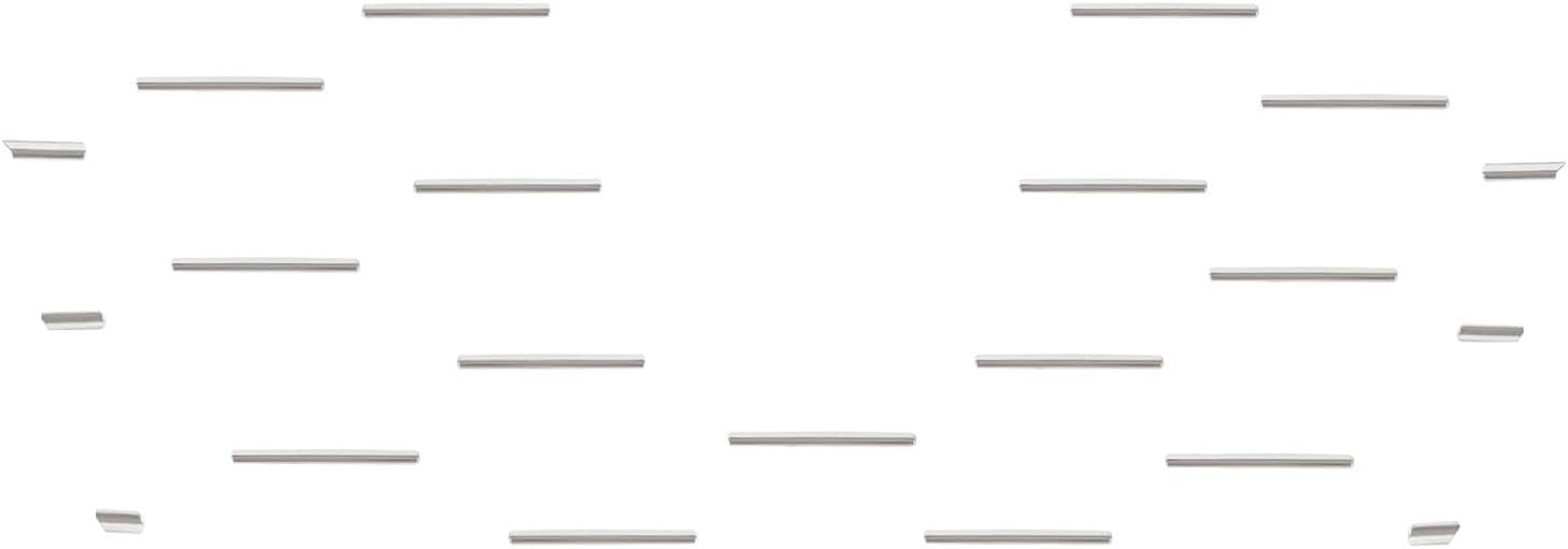 Front Grille Trim Compatible With Honda New CRV CR-V 2023 2024 2025 2026 2026 Front Bumper Mesh Grille Insert Cover Trim Exterior Car Accessories 21PC(Silver) Not Fit For Hybrid Version