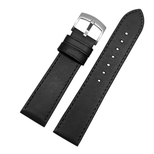 Bracelet de montre en cuir noir compatible Armani Ar1809 entrecorne 20 mm 22 mm étanche