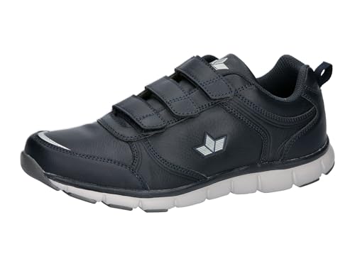 Lico Chaussures de Course Lionel V pour Homme, Bleu Marine/Gris, 44 EU