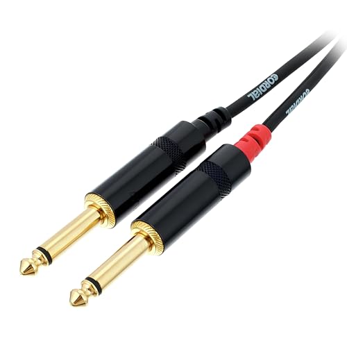 Cordial Cable audio doble jack mono de 90 cm Essentials con dos unidades 2