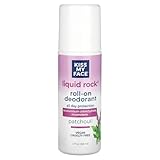 Kiss My Face Paraben Free Liquid Rock Roll-On Deodorant, Patchouli - 3 oz - 2 pk