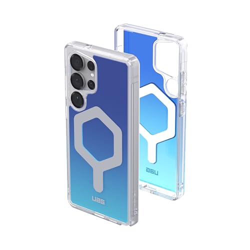Image of URBAN ARMOR GEAR UAG Designed for Samsung Galaxy S25 Ultra Case 6.9 inch Plyo Pro - Compatible with Magnetic Charging Translucent Rugged Military Drop Tested Protective Cover, Blue Ombre