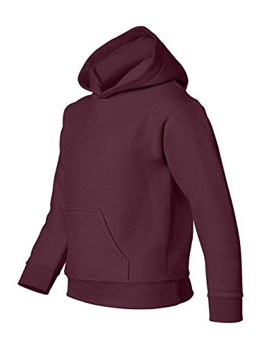 Gildan Youth Hooded Sweatshirt, Style G18500B Maroon