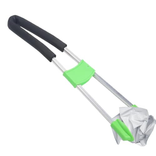 Pinza de alcance para recoger objetos en el jardín y pasillo sin agacharse