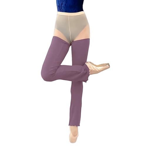 Image of Ballet Flared Leg Warmers 1 Pair 29.5 Inches Over The Knee Elastic At Top For Women