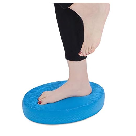 Aiweitey Stability Trainer Pad - Foam Balance Exercise Pad Cushion for Therapy, Yoga, Dancing Balance Training, Pilates,and Fitness (Blue)