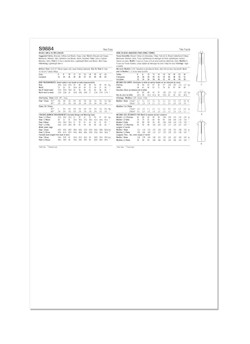 SIMPLICITY SS9884U5 Misses' Dress in Two Lengths U5 (16-18-20-22-24), Multicoloured, Sizes 16-18-20-22-24 - Image 2