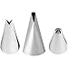 Wilton Decorating Tip Set 3/Pkg-#104 Petal/#352 Leaf/#224 Flower