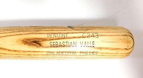 Miniatura 2 de 2014 Sebastian Valle Game-Used Louisville Slugger C243 33.5" Bat Phillies - Game Used MLB Bats