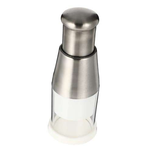 COLLBATH Stainless Pressing Vegetable Cutter Garlic Press Onion Garlic Mincer Salad Chopper Random Color