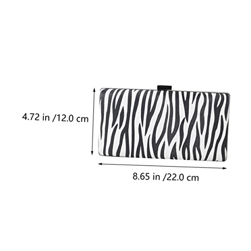 Sac fourre-tout rayé avec chaîne pour vos soirées habillées et galas - 3