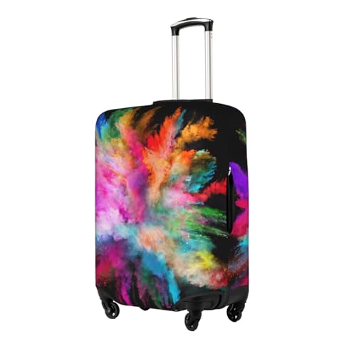 BREAUX color explosion print Luggage Protective Covers Luggage Sleeves Luggage Decorative Covers, Zip Luggage Covers2