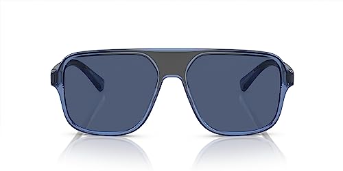 Dolce & Gabbana DG6134 Men's Sunglasses Transparent Blue/Black/Dark Blue 574