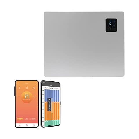 Sol*Aire Caldo WiFi Electric Heater, Wall Mounted Energy Efficient Radiator with Thermostat and Timer, 750W Cover