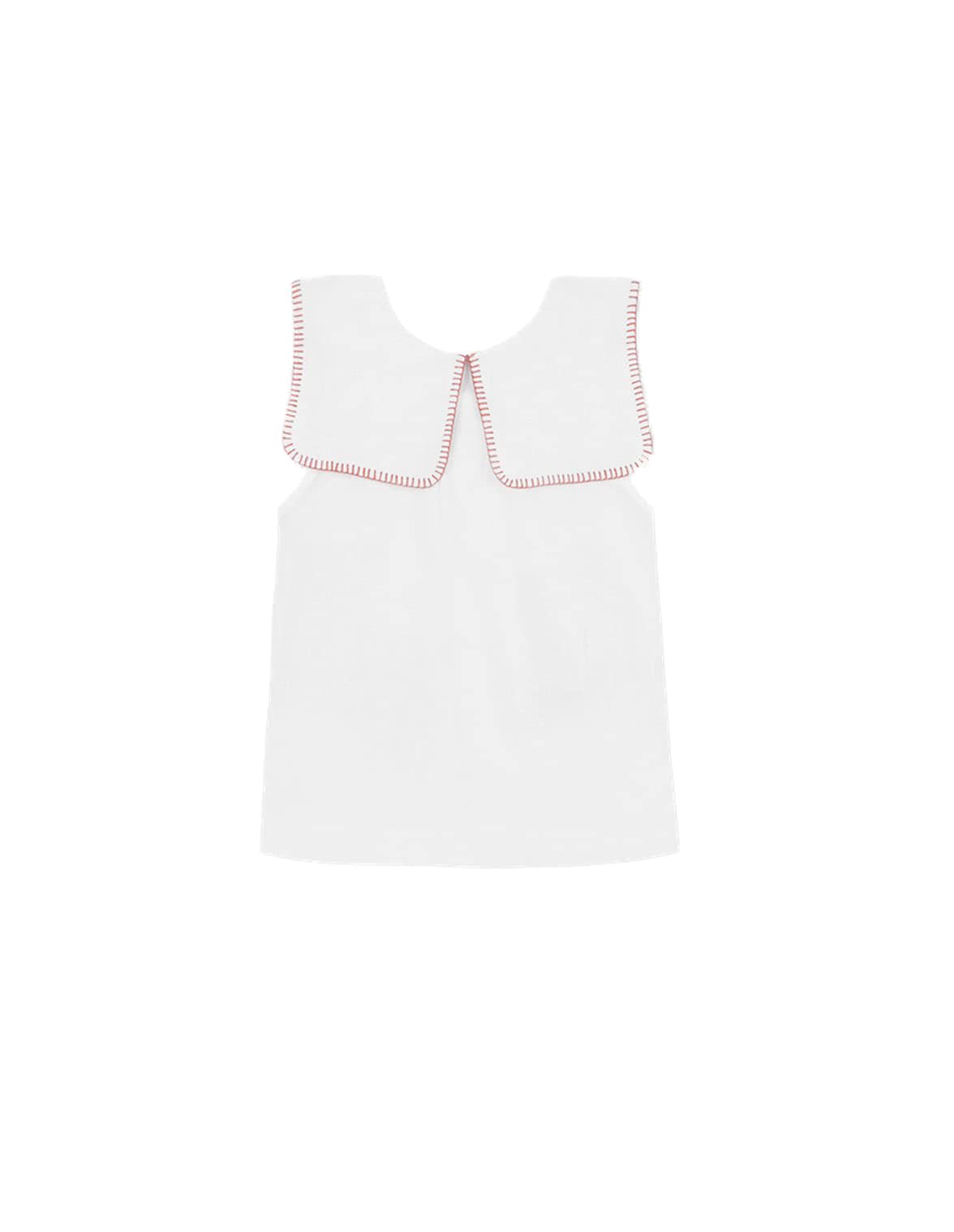 Gocco Camisa con Cuello Grande Bordado Niñas