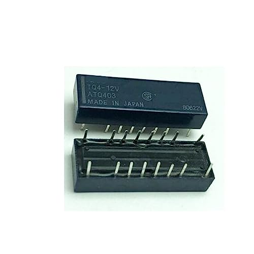 Relais TQ4-12V 12VDC DIP16 composant électronique commutateur basse tension pour circuit imprimé Lot de 5