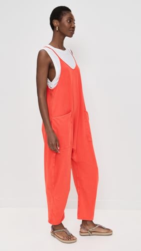 Image of Free People Women's Hot Shot Onesie, Scarlett, Red, S