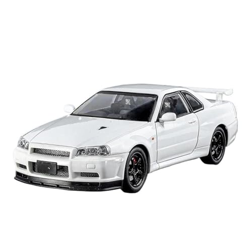 Modèle réduit Nissan GTR R34 en alliage de qualité supérieure collection 1:24