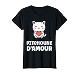 pitchounette vin Je suis un Pitchoune d'amour. Cadeau saint valentin Pitchoune. Cœur amour maman Surnom Pitchoune femme. Super Pitchoune d'amour. Prénom papa Pitchoune d'amour Chérie Surnom Pitchoune