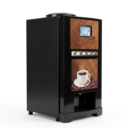 Image of Cafe Aroma 2 Lane Machine | Commercial Coffee Vending Solution | High Efficiency Brewing System | Automatic Dispenser for Offices Cafes