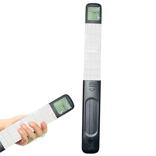 Entraîneur de guitare portable avec outil de pratique rotatif et carte d'accords pour débutant