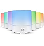 Oil Diffusion Humidifier Used in Aromatherapy, Sleeping Artifact, Elegant 7-Color LED Lighting, Sleeping Atmosphere